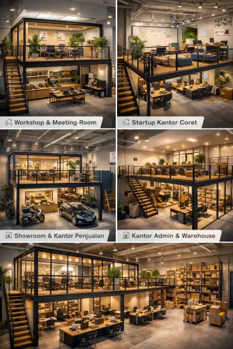 Mezzanine Ruang Kantor di Ngamprah